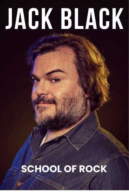 Jack Black (School of Rock) Movie Poster