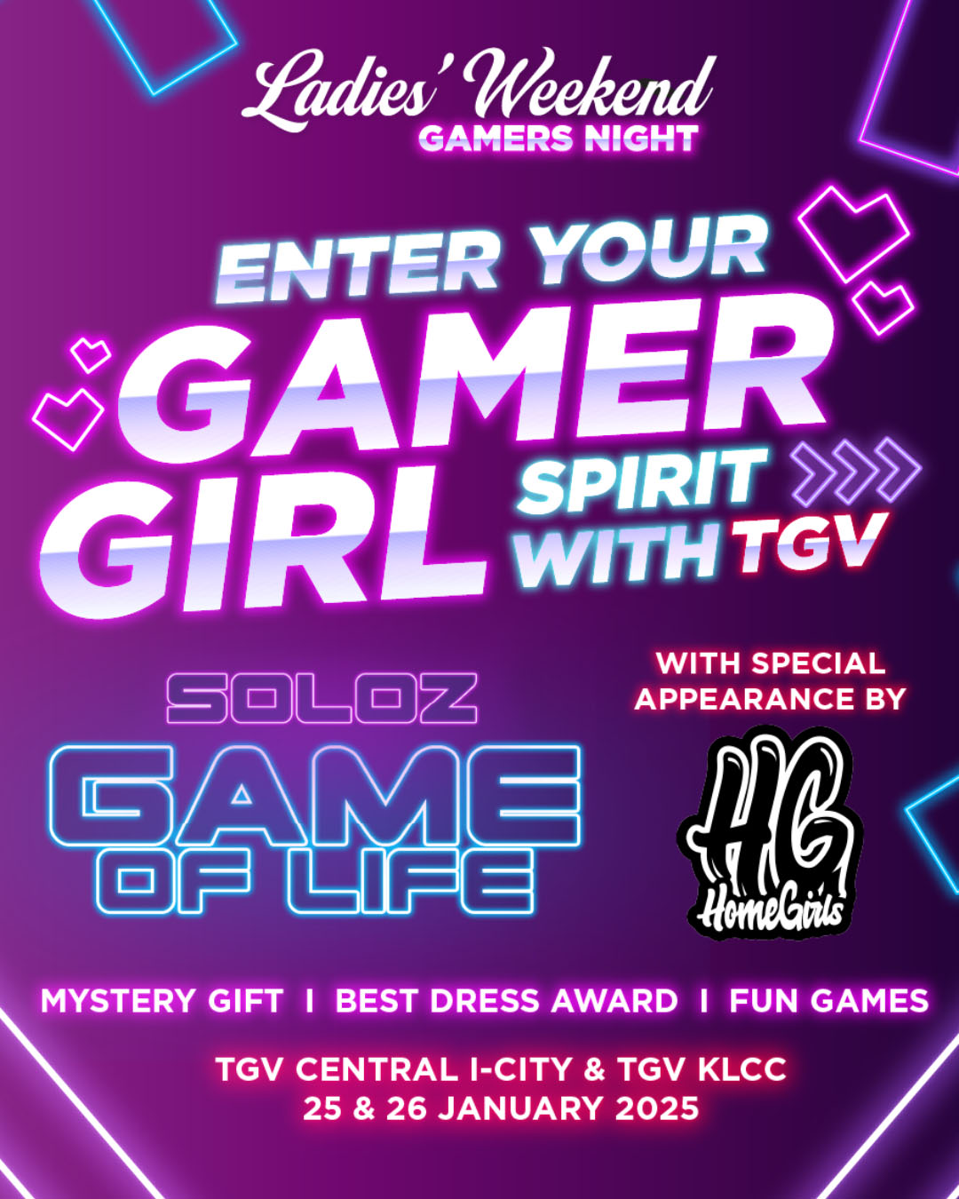 Gamer Girl TGV Cinemas Past Party