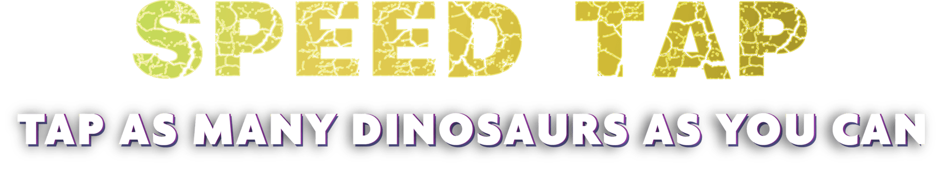TGV Dinosaur Speed Tap Game