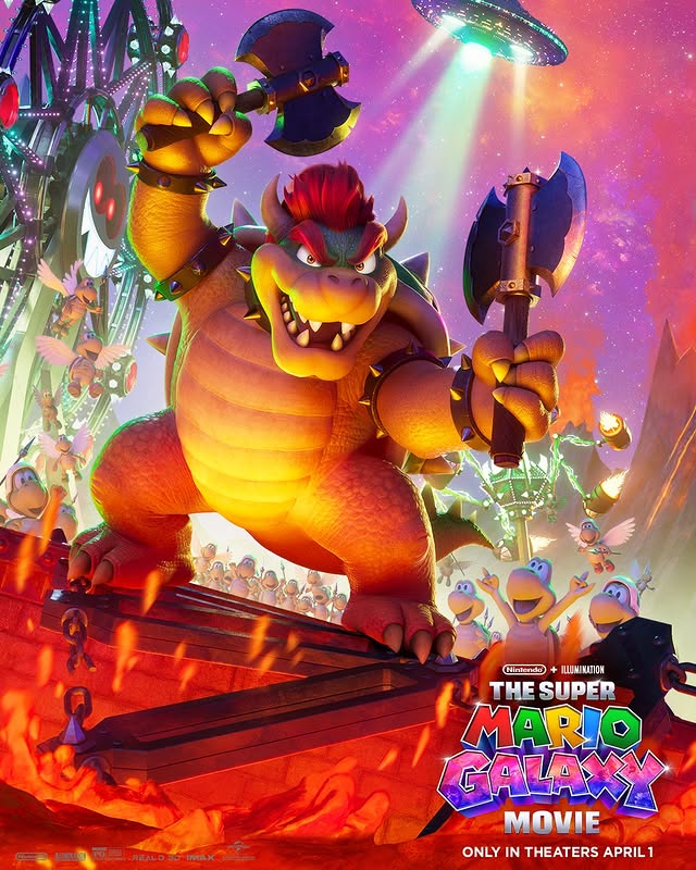 Bowser Returning Character Super Mario Galaxy Movie | TGV Cinemas