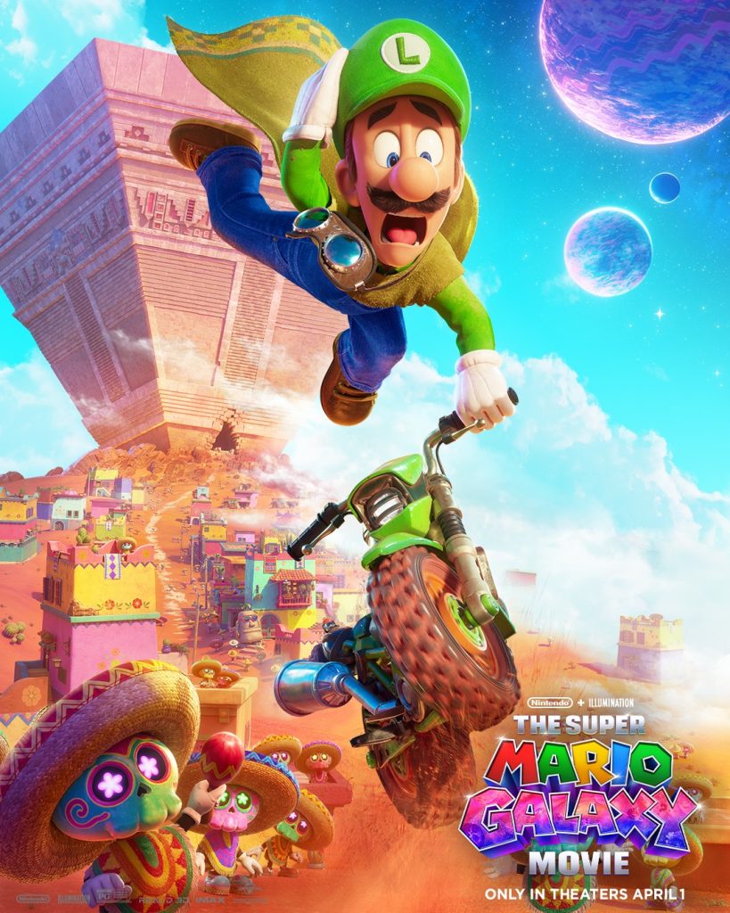 Luigi Returning Character Super Mario Galaxy Movie | TGV Cinemas