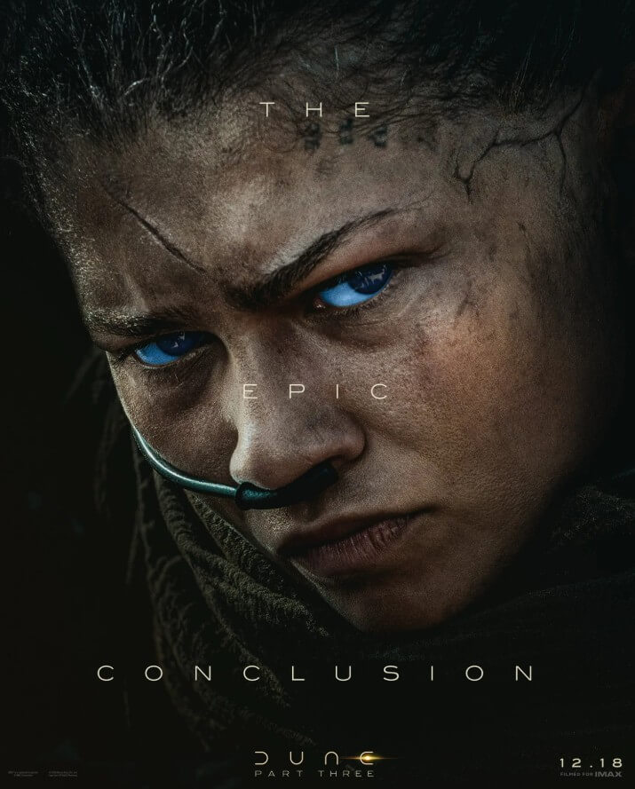 Zendaya as Paul Chani | Dune 3 Character Posters | TGV Cinemas