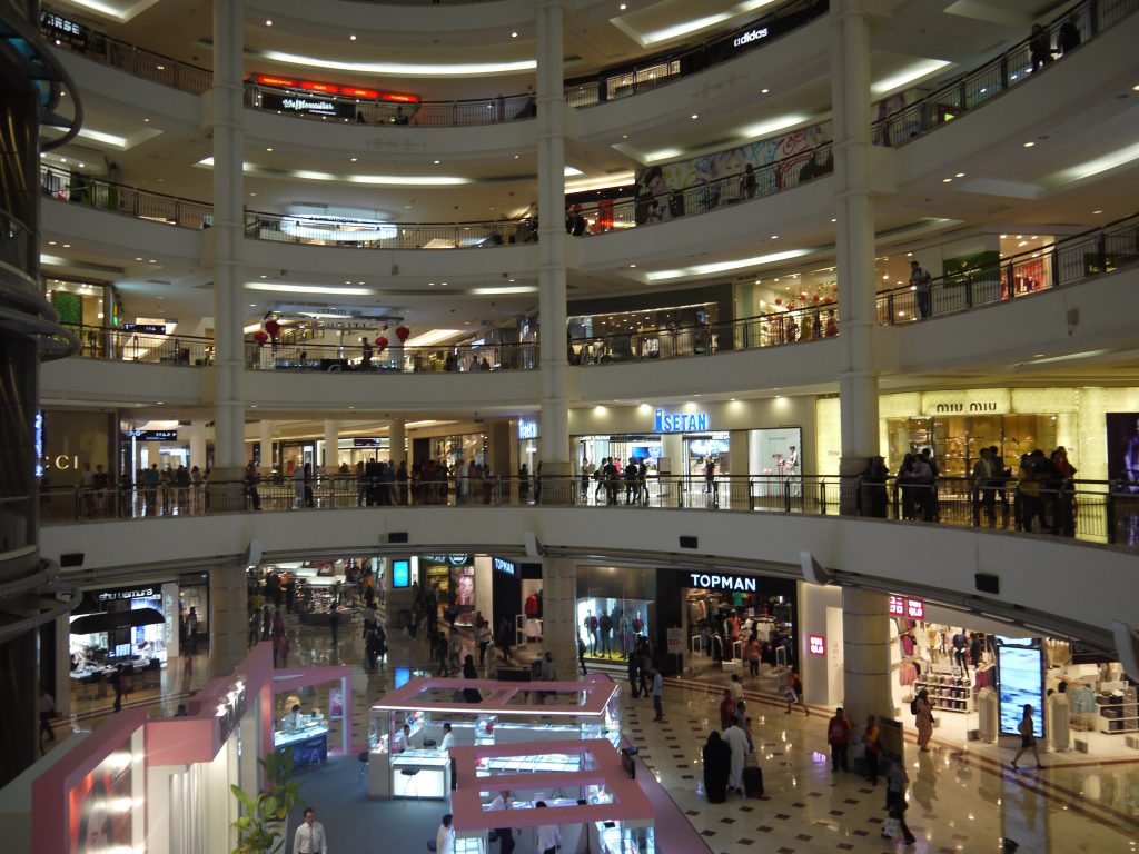 Modern-day interior design of Suria KLCC | TGV Blog