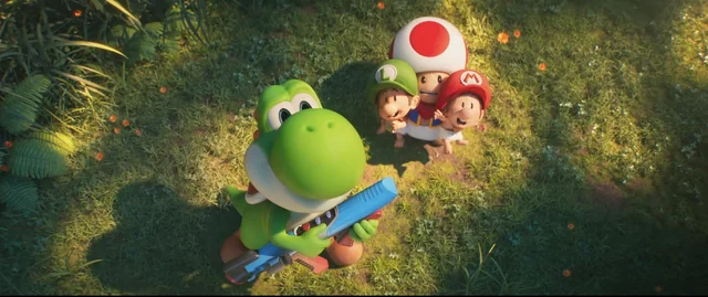 Baby Mario and Baby Luigi (Super Mario World 2: Yoshi's Island) | Super Mario Galaxy Movie Easter Eggs | TGV Cinemas