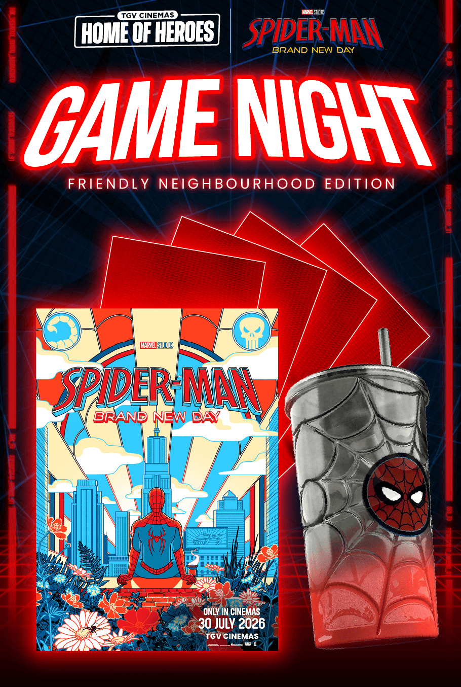 Home Of Heroes: Game Night (Spider-Man Brand New Day) - About Poster | TGV Cinemas