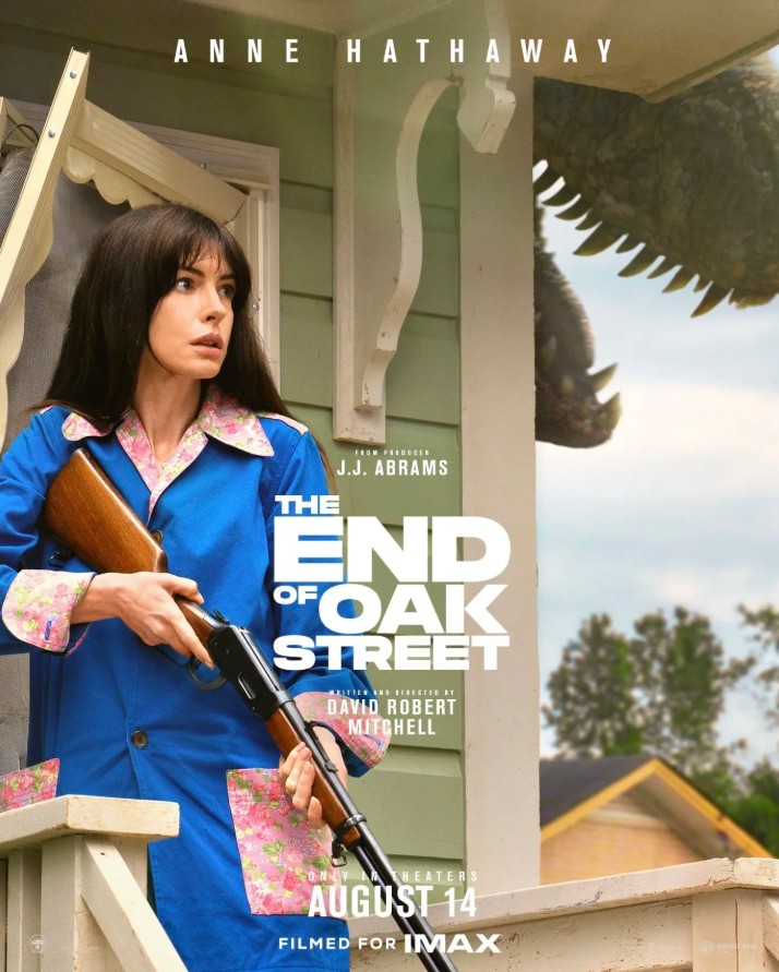 Anne Hathaway The End of Oak Street Poster | The End of Oak Street Character Posters | TGV Blog