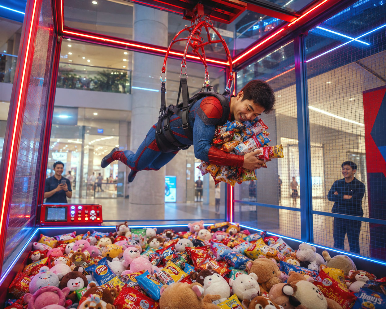 Human Claw Machine
