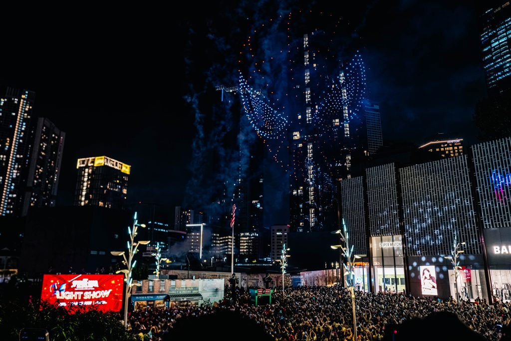 Spider-Man Light Show: Spider-Man Face | Spiderman Light Show KL | TGV Blog