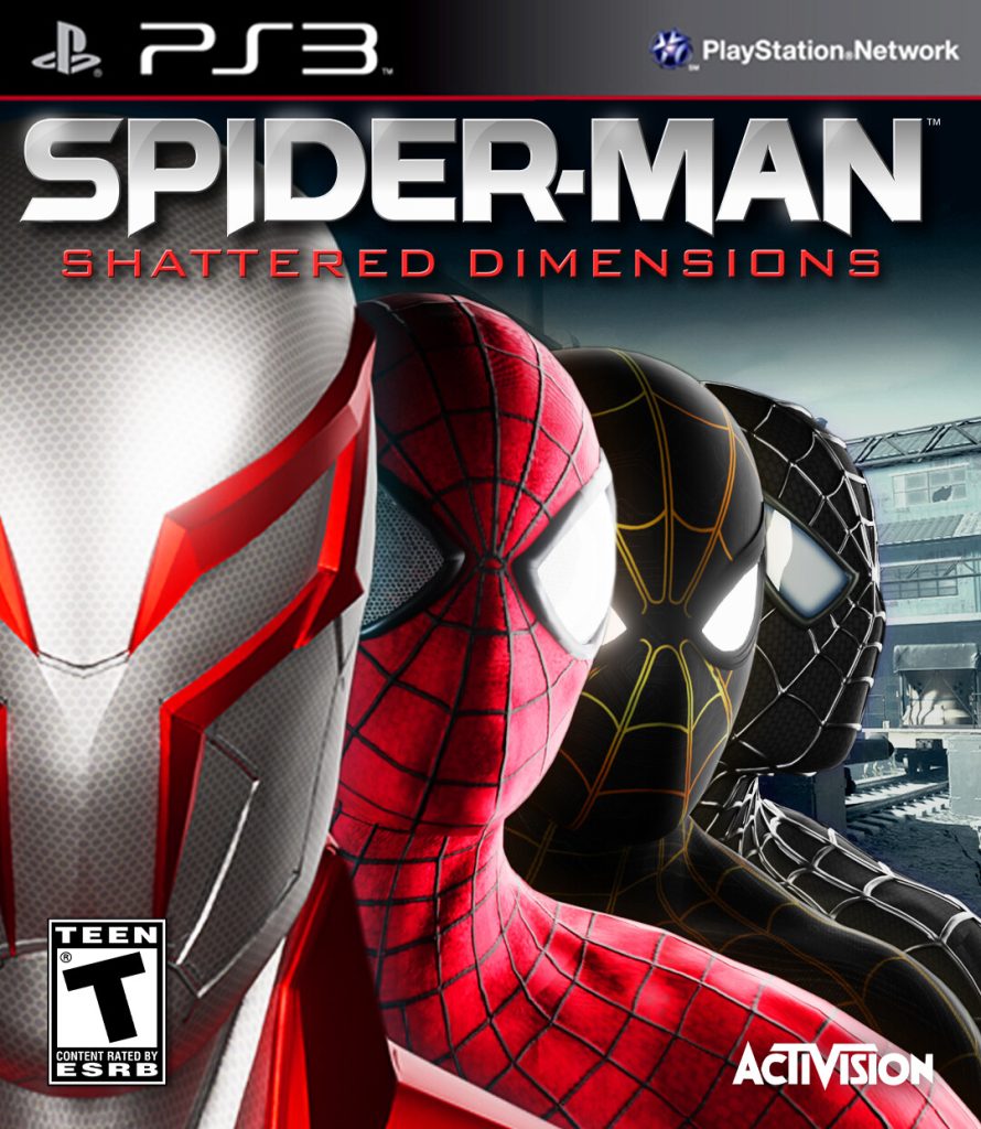 Spider-Man: Shattered Dimensions (2010) Cover Art | Best Spiderman Games | TGV Blog